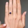 Caroline Ring 2.00ct Sapphire 18K Yellow Gold -Lustre Jewelry Shop CarolineRing1ctSAYG 723e33c3 56d6 4c9a a52e 3e2a0f336dac