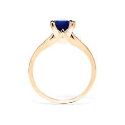 Caroline Ring 1.00ct Sapphire 18K Rose Gold -Lustre Jewelry Shop CarolineRingSA1ct rg side ws 1efabd1e aaa0 41fc bef7 82ff5f8f2b06
