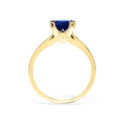 Caroline Ring 2.00ct Sapphire 18K Yellow Gold -Lustre Jewelry Shop CarolineRingSA1ct yg side ws 81477205 3fa0 4f0e 82e4 465dd6724d5c
