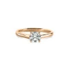 Caroline Ring 18K Rose Gold -Lustre Jewelry Shop Caroline Ring 1 ct rg ws