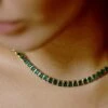 Cassidy Necklace Emerald 18K Gold Vermeil