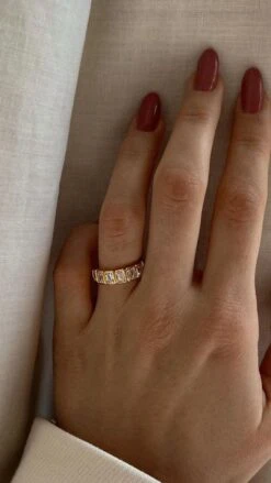 Cassidy Ring 18K Gold Vermeil -Lustre Jewelry Shop Cassidy Ring 18K Gold Vermeil DDS44S