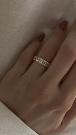 Cassidy Ring 18K Gold Vermeil -Lustre Jewelry Shop Cassidy Ring 18K Gold Vermeil DS33