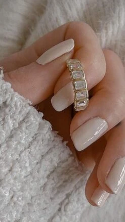 Cassidy Ring 18K Gold Vermeil -Lustre Jewelry Shop Cassidy Ring 18K Gold Vermeil SUS