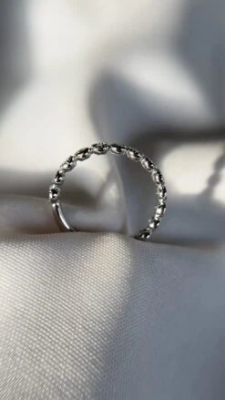 Cate Ring White Gold Plated 23 Cate Ring White Gold Plated -Lustre Jewelry Shop CateRing WG 2