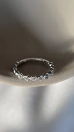 Cate Ring White Gold Plated 24 Cate Ring White Gold Plated -Lustre Jewelry Shop CateRing WG 3