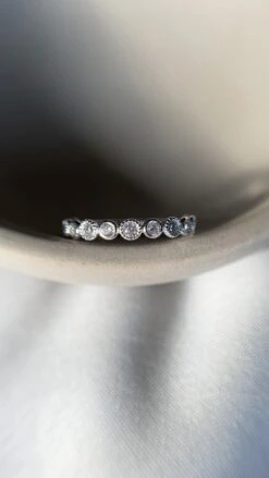 Cate Ring White Gold Plated 26 Cate Ring White Gold Plated -Lustre Jewelry Shop CateRing WG 4