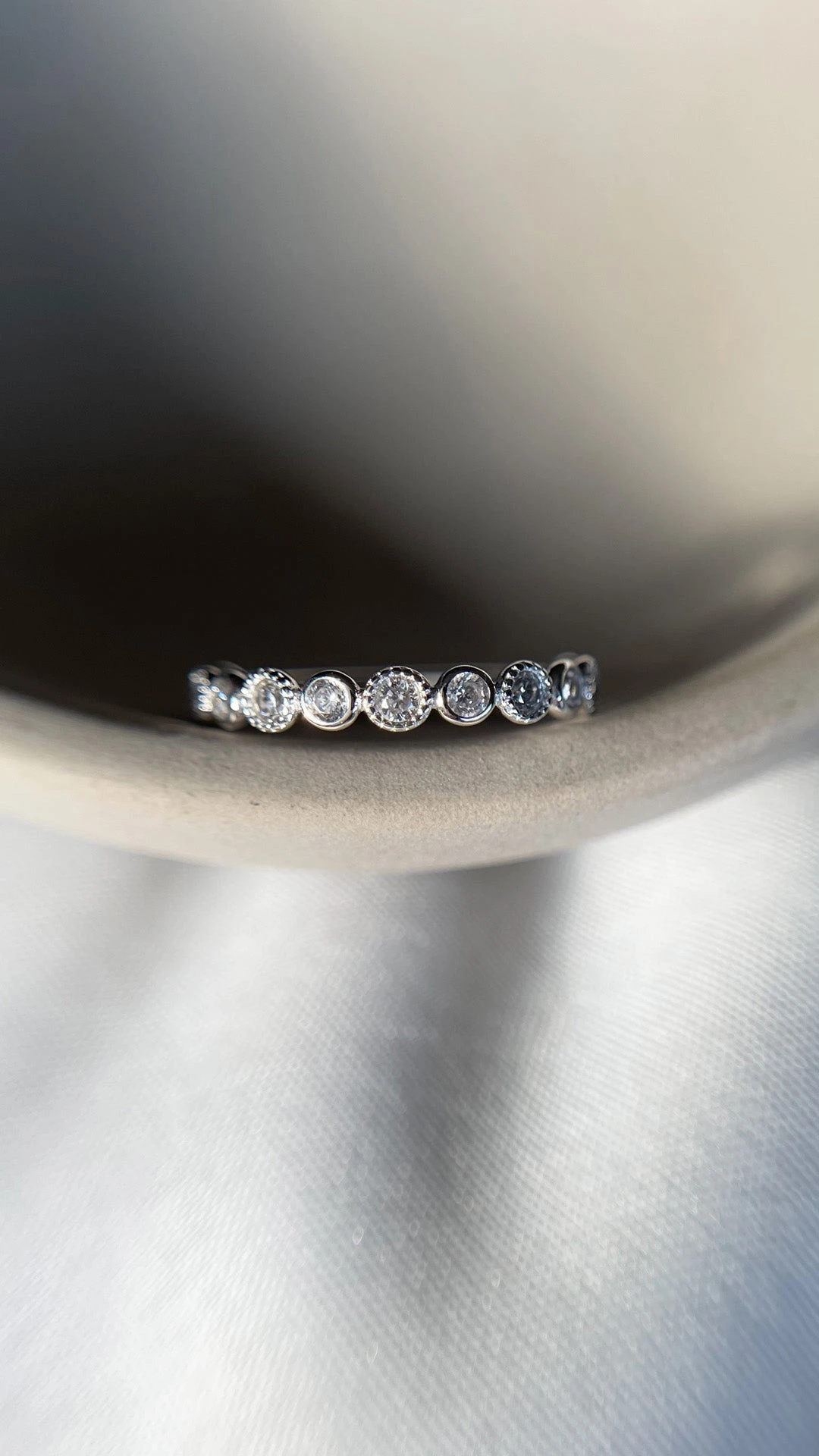 Cate Ring White Gold Plated 11 Cate Ring White Gold Plated - Image 9