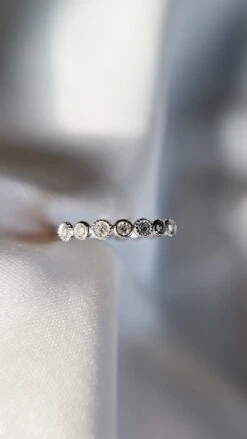 Cate Ring White Gold Plated