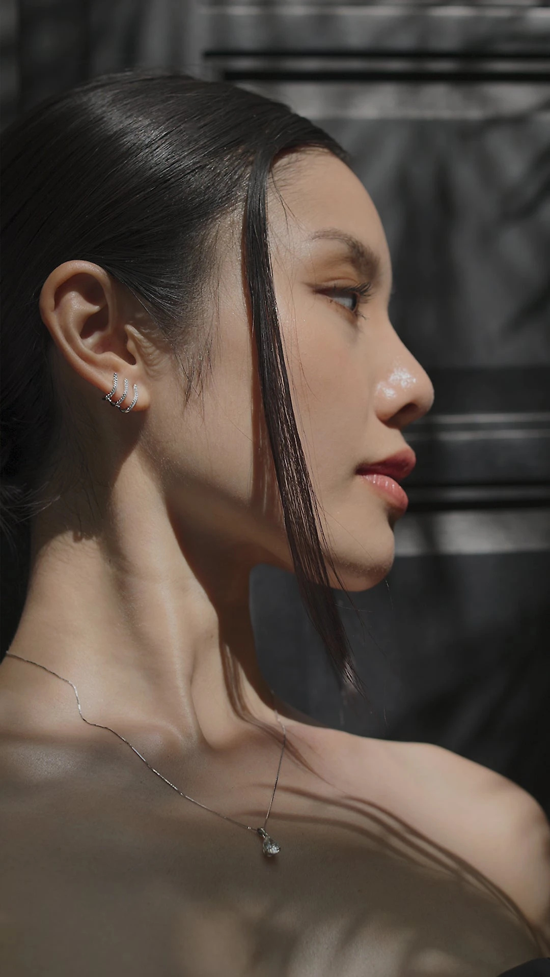 Jax Ear Cuffs White Gold Plated 5 Jax Ear Cuffs White Gold Plated - Image 3