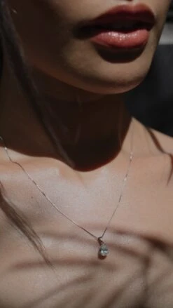 Cecile Necklace 9K White Gold -Lustre Jewelry Shop Cecile Necklace White Gold DIDIS9S