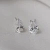 Cecile Pear Studs 9K White Gold -Lustre Jewelry Shop Cecile Pear Studs 9K White Gold OIKLS