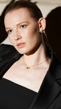 Celene Fan Necklace 18K Gold Vermeil 38 Celene Fan Necklace 18K Gold Vermeil -Lustre Jewelry Shop Celene Fan Studs NECKLACE Gold Vermeil 89DSS 0b141ece aaf5 4f34 a9e3 5a2b2b18011f