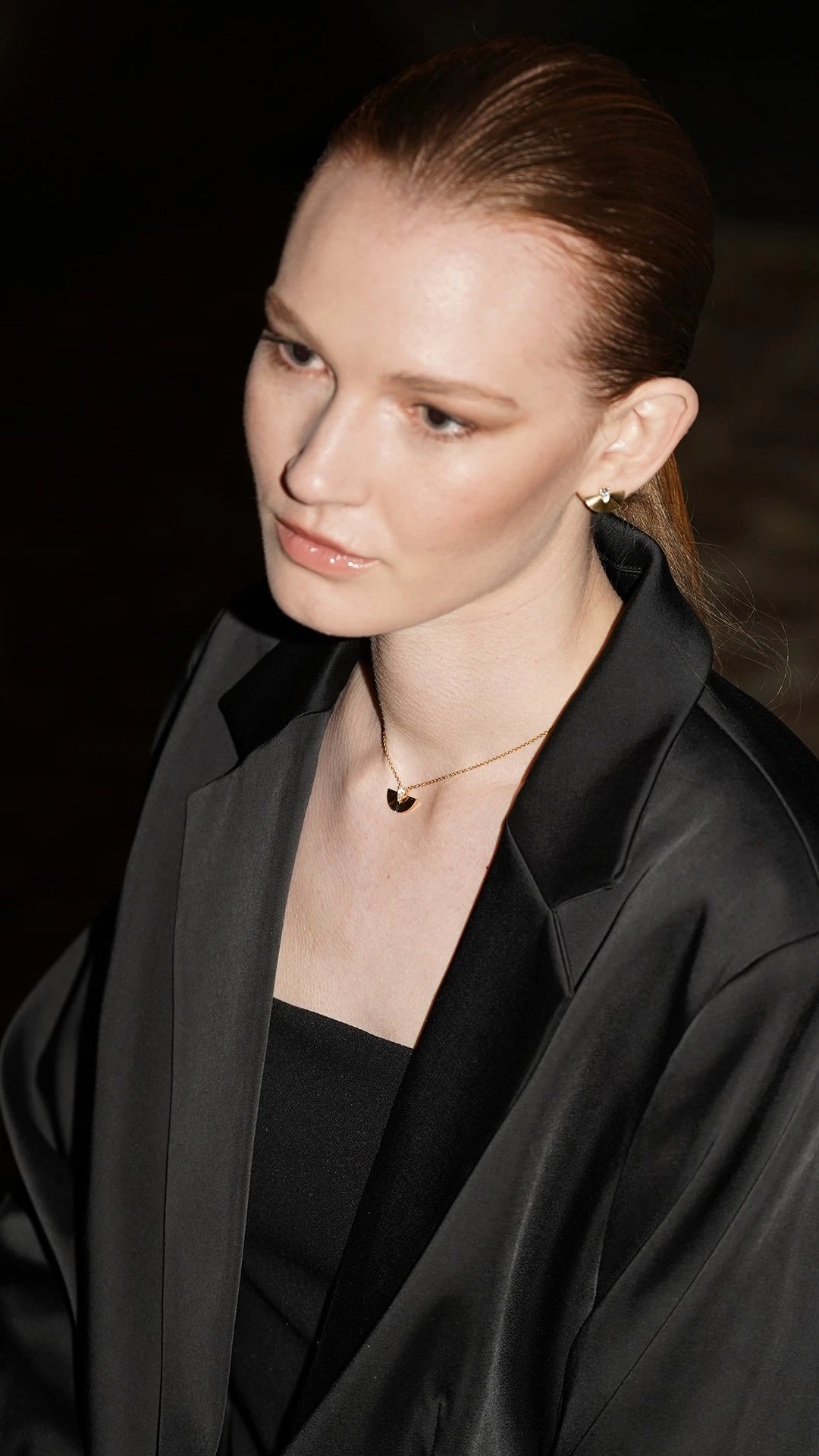 Celene Fan Necklace 18K Gold Vermeil 18 Celene Fan Necklace 18K Gold Vermeil - Image 16