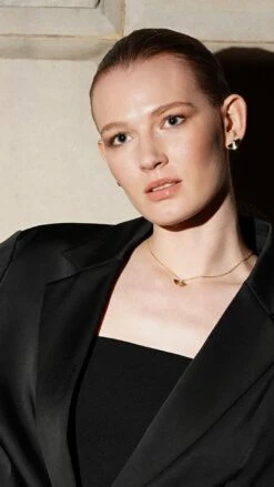 Celene Fan Studs 18K Gold Vermeil 33 Celene Fan Studs 18K Gold Vermeil -Lustre Jewelry Shop Celene Fan Studs NECKLACE Gold Vermeil 9D9D