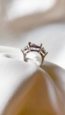 Chamania Radiant Solitaire Ring -Lustre Jewelry Shop ChamaniaRing Still3