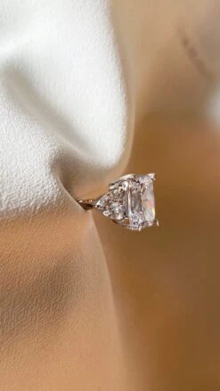 Chamania Radiant Solitaire Ring -Lustre Jewelry Shop ChamaniaRing Still5