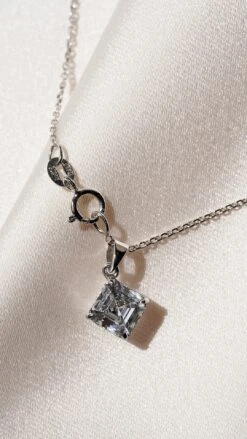 Charlie Asscher Pendant White Gold -Lustre Jewelry Shop Charlie Asscher Pendant White Gold I78DJKS