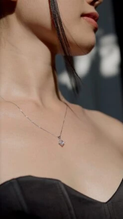 Charlie Asscher Pendant White Gold -Lustre Jewelry Shop Charlie Asscher Pendant White Gold KLU8D