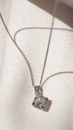 Charlie Asscher Pendant White Gold -Lustre Jewelry Shop Charlie Asscher Pendant White Gold LKJLK8S3