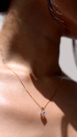 Charlie Asscher Pendant Yellow Gold -Lustre Jewelry Shop Charlie Asscher Pendant Yellow Gold KJL87