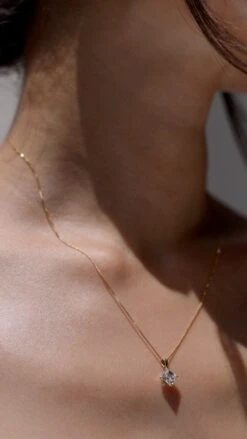 Charlie Asscher Pendant Yellow Gold -Lustre Jewelry Shop Charlie Asscher Pendant Yellow Gold LKI90