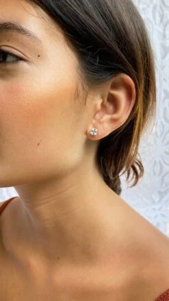 Charlie Asscher Studs 9K White Gold -Lustre Jewelry Shop CharlieStuds WG 2