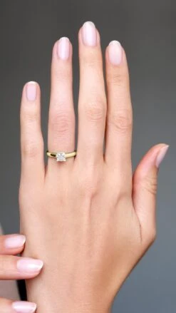 Charlotte Ring 18K Yellow Gold -Lustre Jewelry Shop Charlotte Ring 0.9 YG