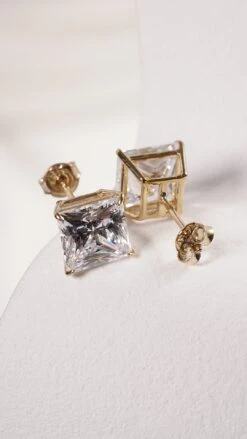 Chester Princess Studs Yellow Gold -Lustre Jewelry Shop Chester Princess Studs Yellow Gold IUUD