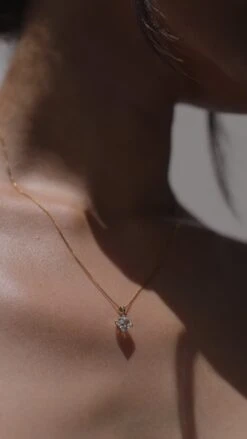 Chester Princess Pendant Yellow Gold -Lustre Jewelry Shop ChesterPrincessPendantYellowGold322