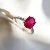 Collette Ring 1.50ct 18K White Gold Ruby -Lustre Jewelry Shop ColletteRing18KWGRuby Still2
