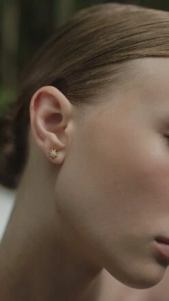 Comet Stud 18K Gold Vermeil -Lustre Jewelry Shop Comet Stud Gold Vermeil 0d9lkds