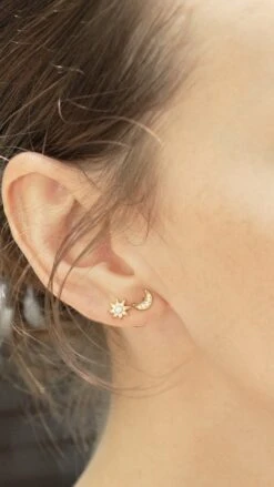 Comet Stud 18K Gold Vermeil -Lustre Jewelry Shop Comet Stud Gold Vermeil 783873821