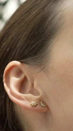 Comet Stud 18K Gold Vermeil -Lustre Jewelry Shop Comet Stud Gold Vermeil 787870101