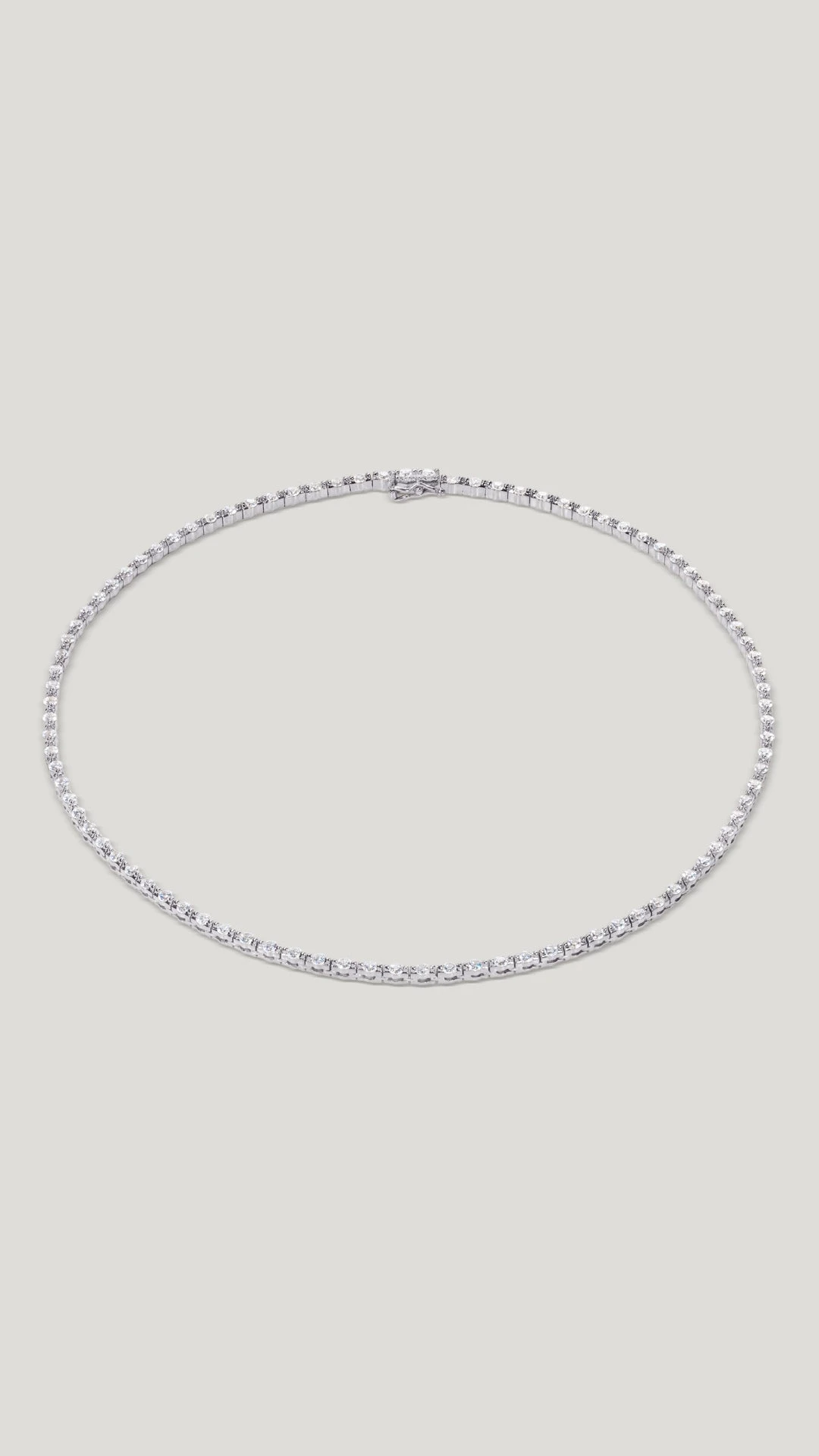 Coralie Necklace White Gold Plated 4 Coralie Necklace White Gold Plated - Image 2