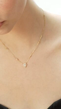 Cora Necklace 18K Gold Vermeil -Lustre Jewelry Shop Cora Necklace Gold Vermeil 3636361