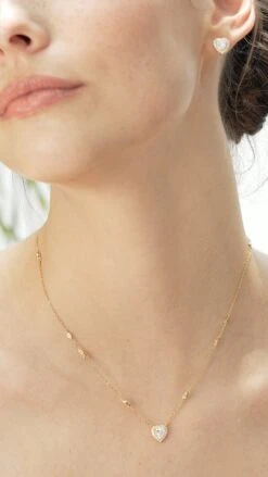 Cora Necklace 18K Gold Vermeil -Lustre Jewelry Shop Cora Necklace Gold Vermeil 4477373