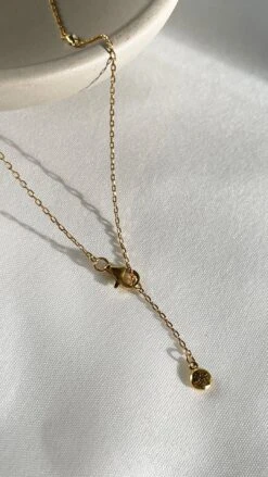 Cora Necklace 18K Gold Vermeil -Lustre Jewelry Shop CoraNecklace Back