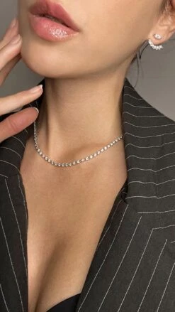 Lana Ear Jackets White Gold Plated -Lustre Jewelry Shop Coralie Necklace White Gold Plated SUIS44 e5f0733e 0d02 4d2a b217 6157b46782b6