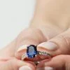 Cordelia Ring 18K White Gold Sapphire -Lustre Jewelry Shop Cordelia Ring 18K White Gold Sapphire ddjjs9