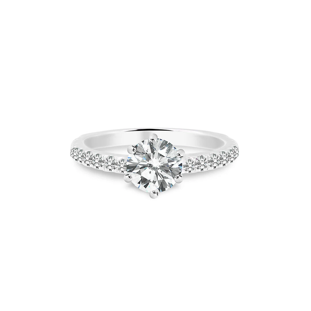 Corinne Ring 18K White Gold 3 Corinne Ring 18K White Gold