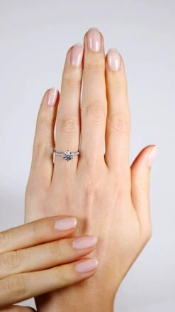 Corinne Ring 0.44ct 18K White Gold -Lustre Jewelry Shop Corinne BDR2804 HAND WG WS 8c7891cc 4b57 4954 8255 f2f139dd4339