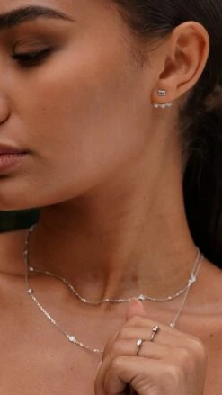 Dixie Ring 9K White Gold -Lustre Jewelry Shop CosetteEarJacket9KWhiteGoldD909S 039d097c 55f5 4001 80ff e113e04ab7d8