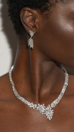 Cross Vine Drops White Gold Plated -Lustre Jewelry Shop Cross Vine 09JKSW 261283e6 88fd 4628 9830 01f2b3f19f41