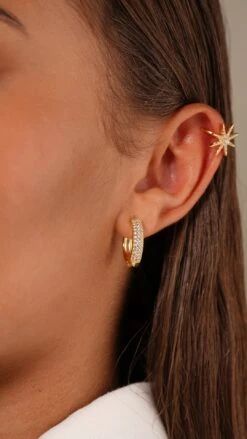 Dana Hoops 18K Gold Vermeil