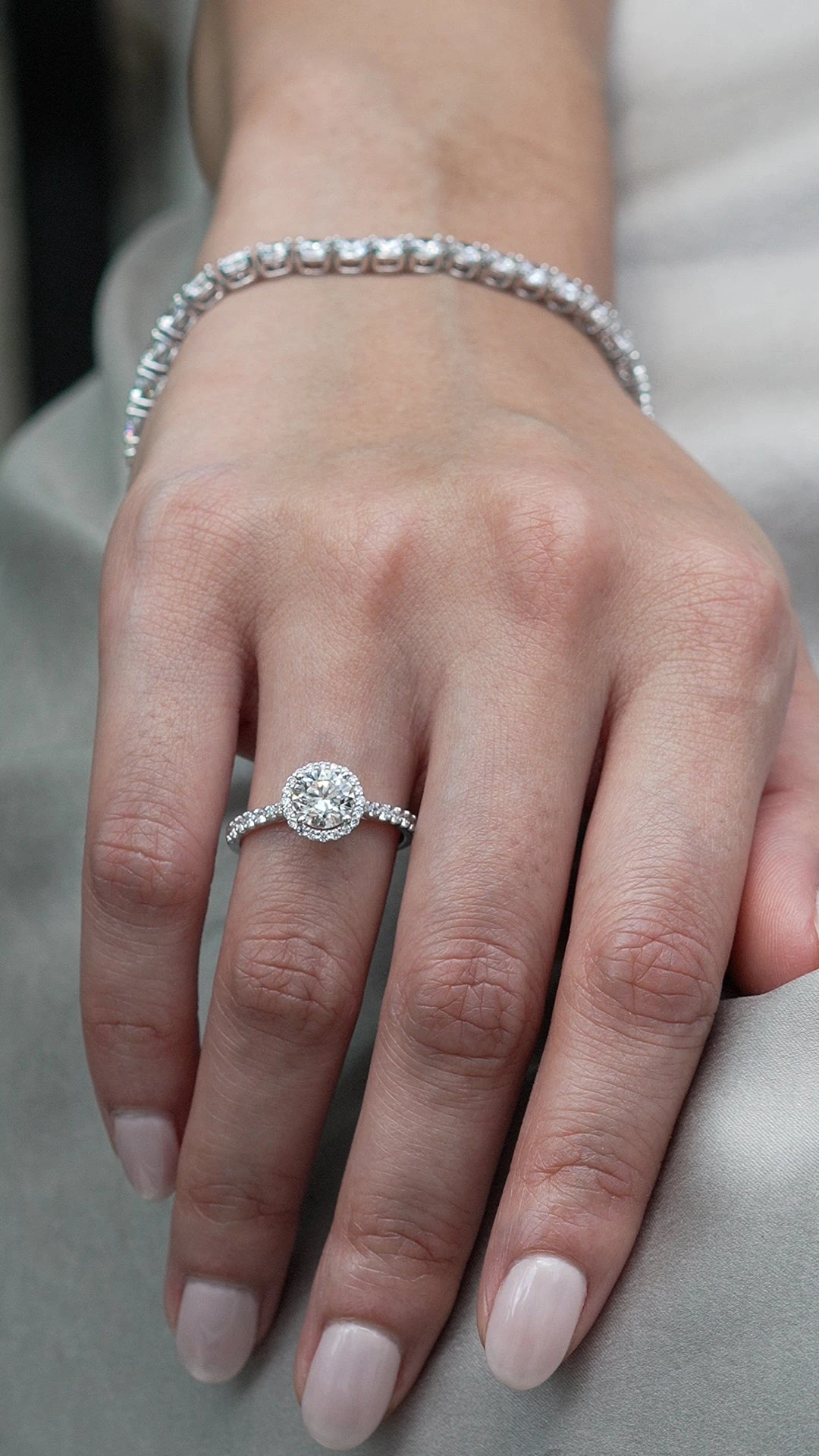 Delilah Ring 18K White Gold 3 Delilah Ring 18K White Gold