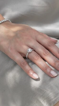 Delilah Ring 18K White Gold 18 Delilah Ring 18K White Gold -Lustre Jewelry Shop DELILAH RING 9898