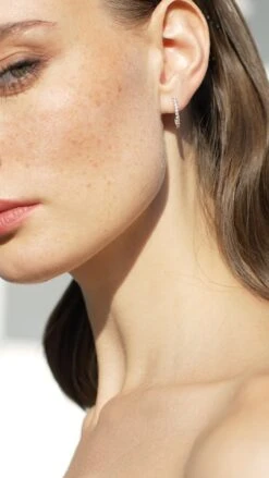 Dillon Hoops 9K White Gold -Lustre Jewelry Shop DILLON HOOPS 9K WHITE GOLD 33377722