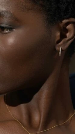 Dillon Hoops 9K Yellow Gold -Lustre Jewelry Shop DILLON JHSYS672