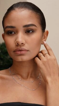 Dixie Ring 9K White Gold -Lustre Jewelry Shop DIXIE ELIN ETTA PETRA NECKLACE LONG 18K GOLD WWSS 87bd42f3 ab5f 49a3 94b6 42038251e18a